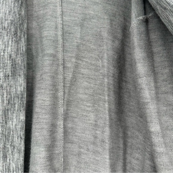 Athleta Nirvana Gray Drape Open Front Cardigan Size Small Modal Heathered Grey - Picture 7 of 7